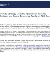 Scottish Biodiversity Strategy Delivery Agreement